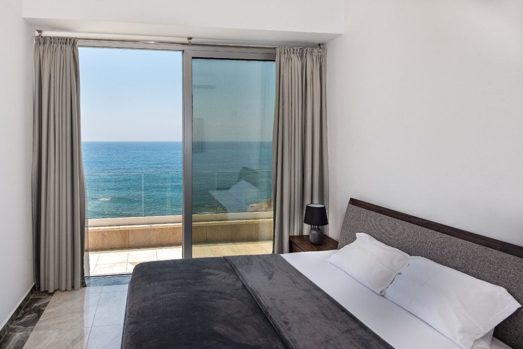 Elegant master bedroom at Olymp Luxury Villa D