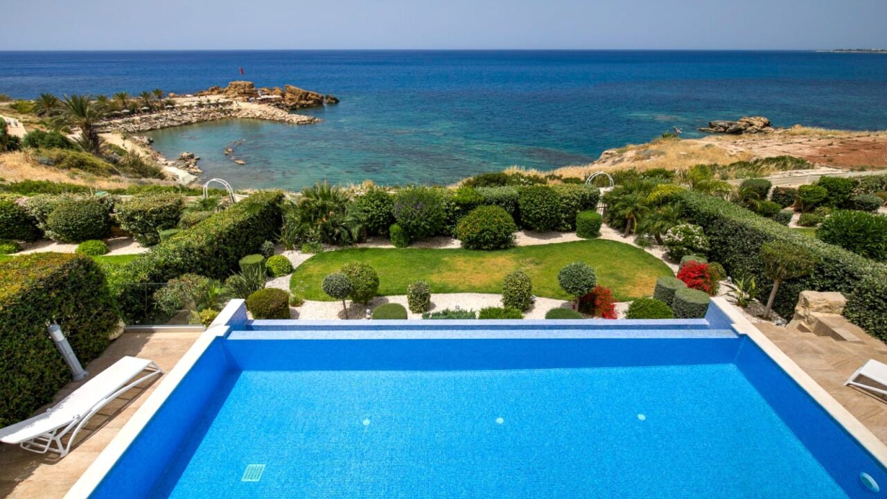 View from the balcony, a Seaview. Garden View and Infinity Pool View